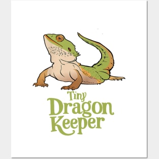 tiny dragon keeper Posters and Art